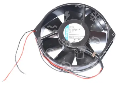 ventilátor axiální EBM 7114NU, d = 150 x 38 mm, 24 V,  2850 rpm